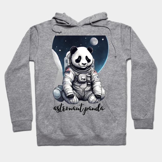 Astronaut panda Hoodie by TRACHLUIM